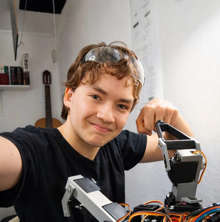 Cambió su consola por las estrellas: el despegue robótico de un joven chileno
